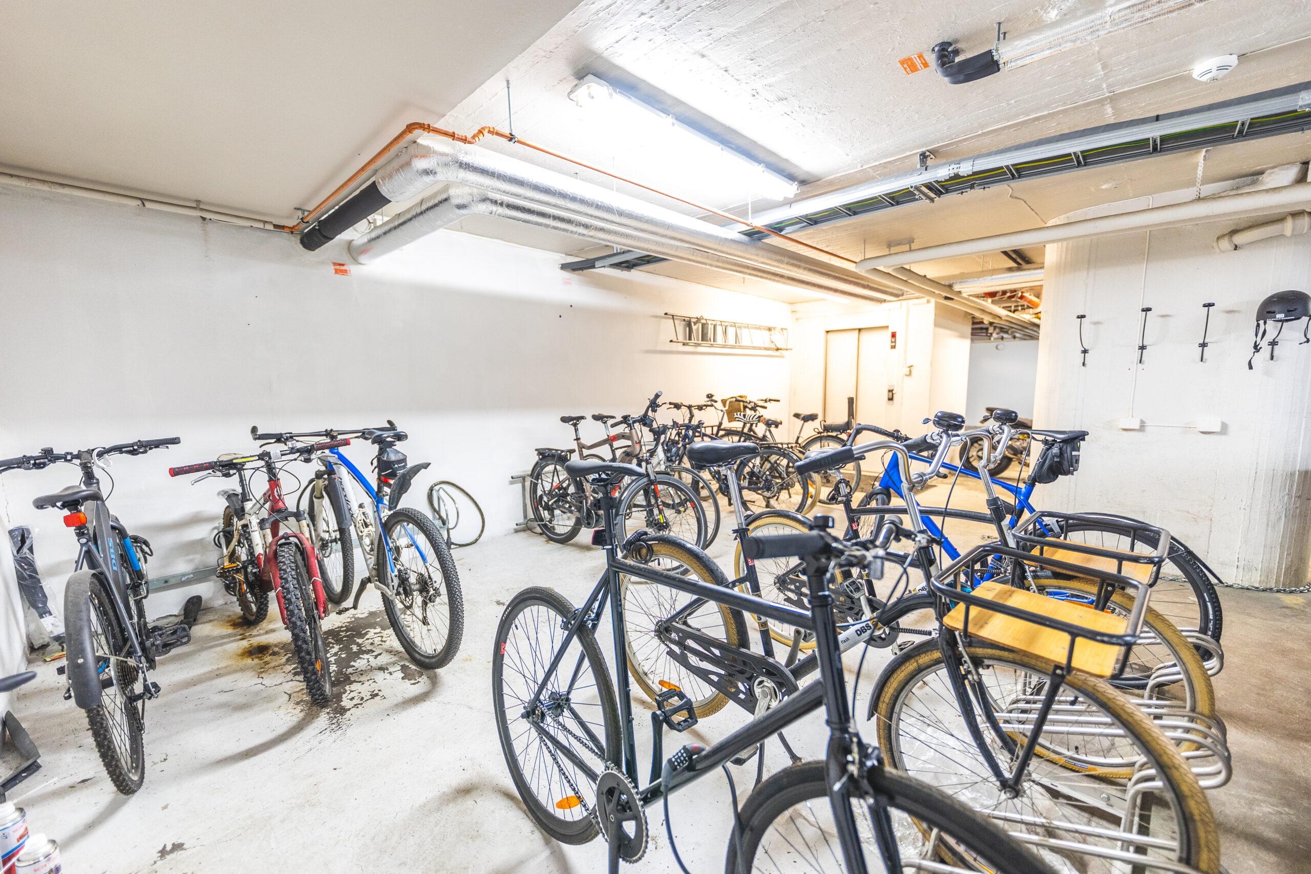 Kongens gate 16 sykkelparkering